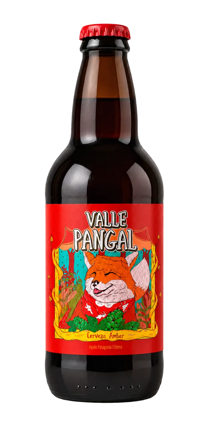 Botella Valle Pangal Ámbar